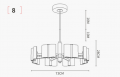 Потолочный подвесной светильник R-Loft DD-248